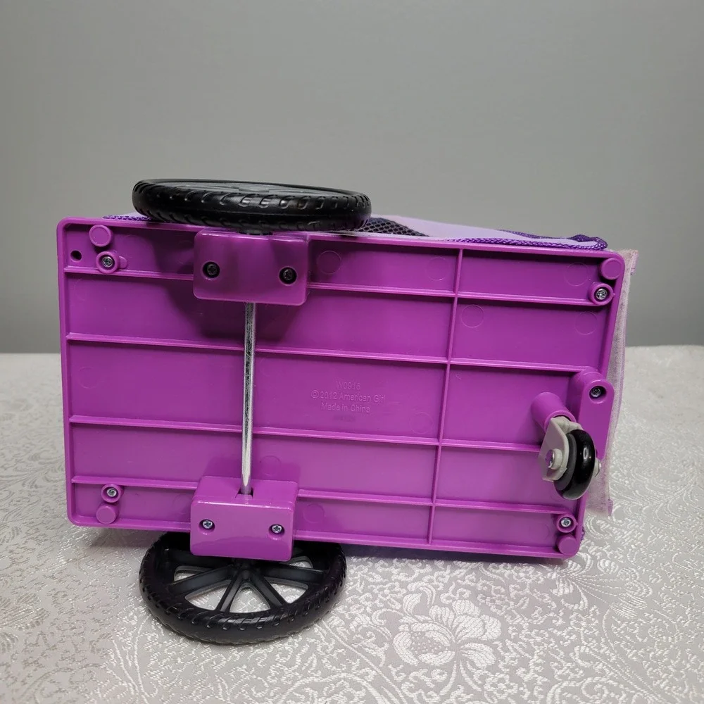 American Girl Purple Pet‎ Trailer for Trail Bike Retired 2012 Replacement
